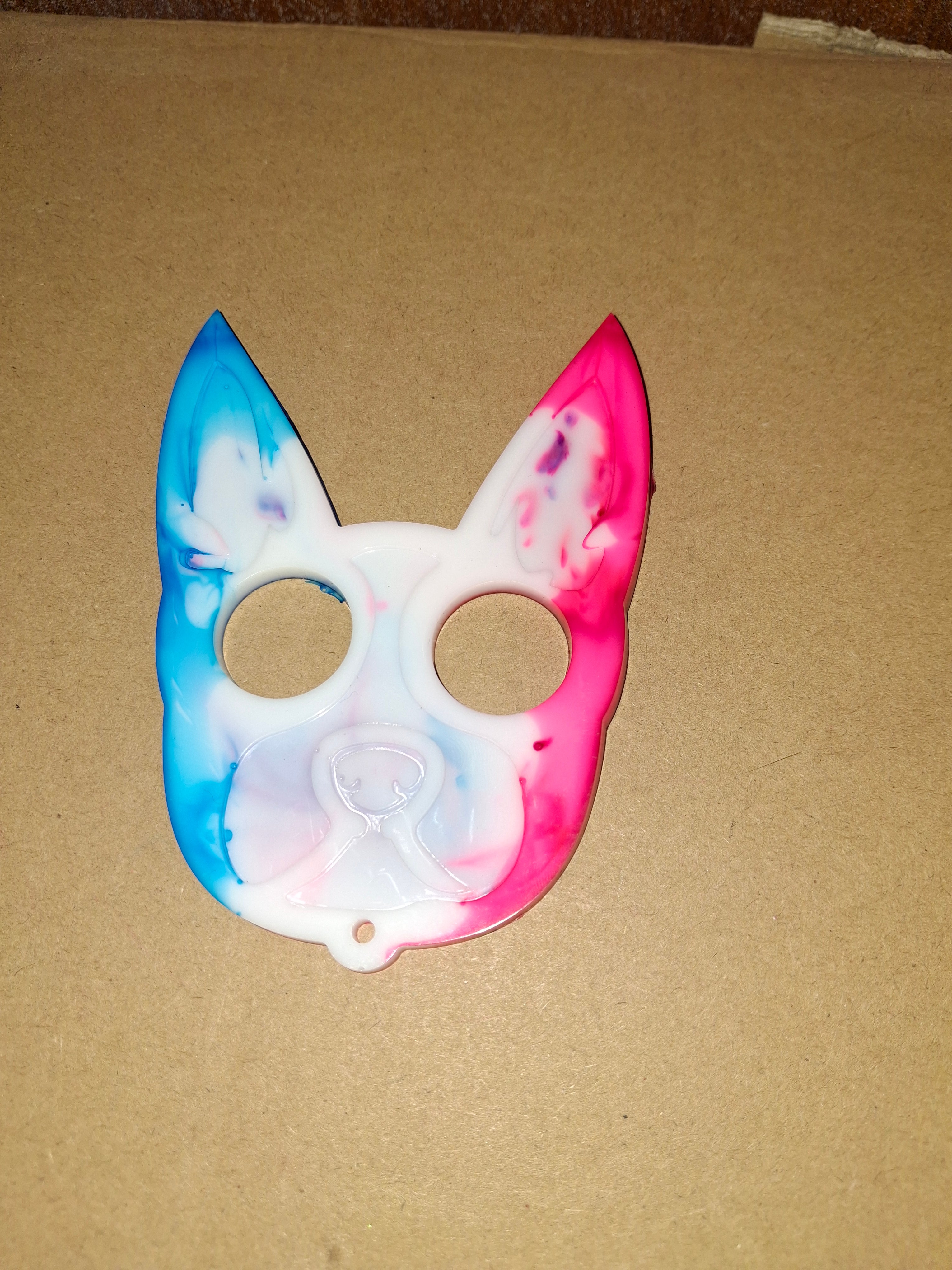 Animal head keychain