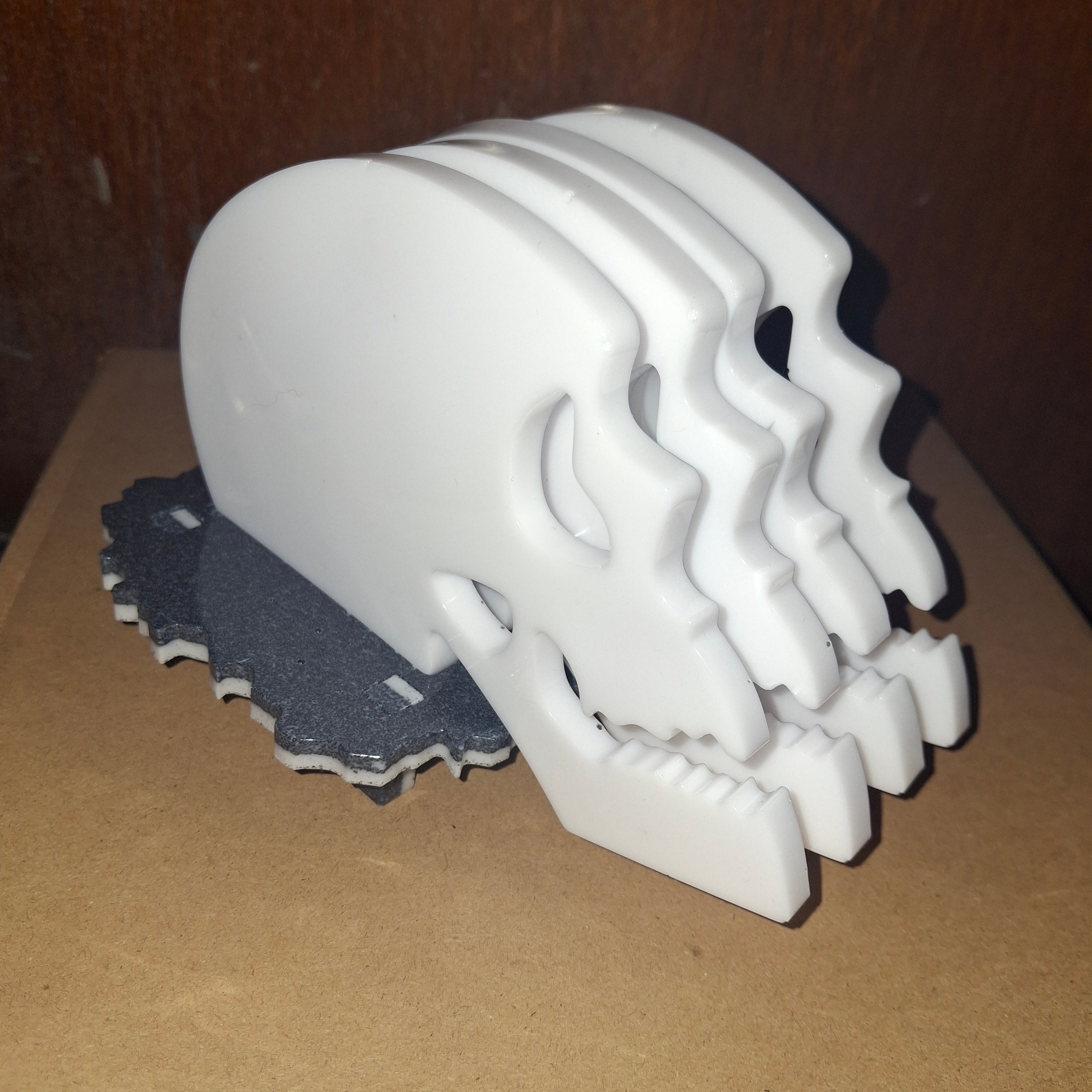 Skull coaster